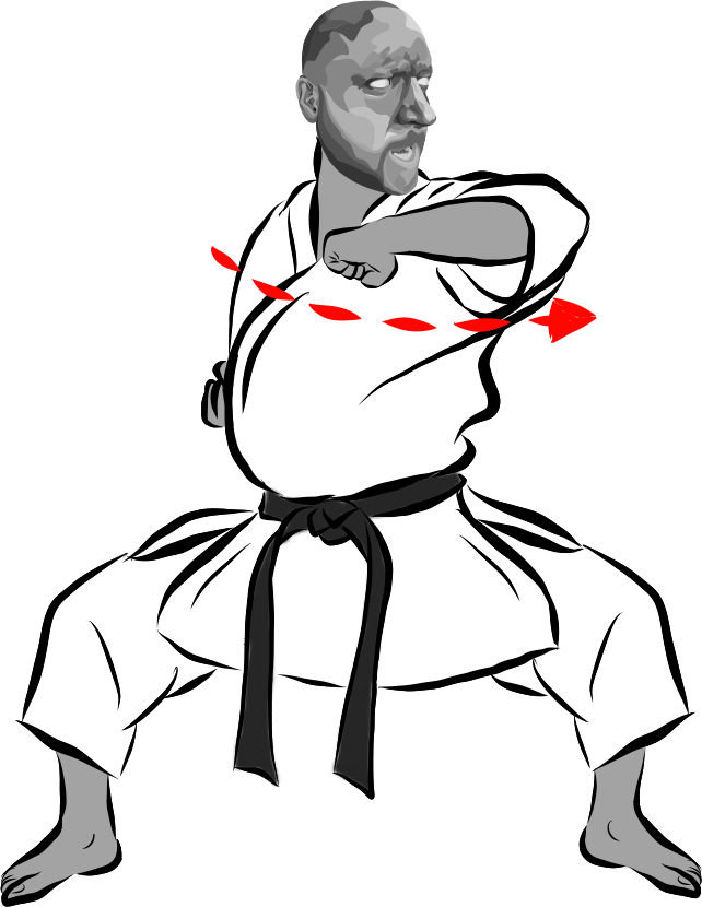 Yoko hiji-ate (Side Elbow Strike)